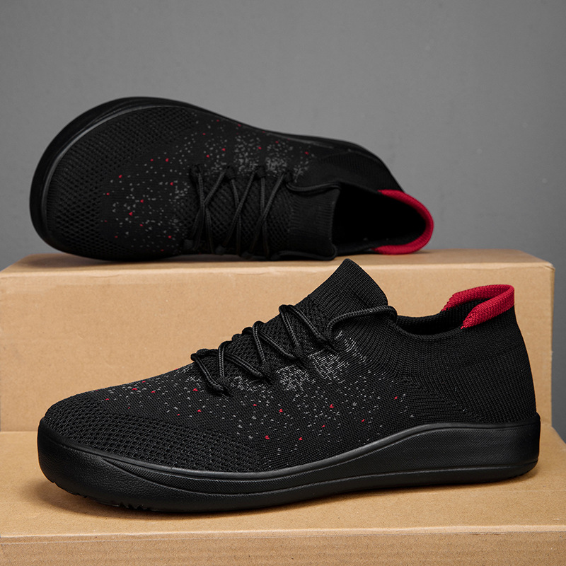 Nuove Scarpe Casual da Uomo, S - Knit Fabric Lace Up Sneakers recensione e prezzo