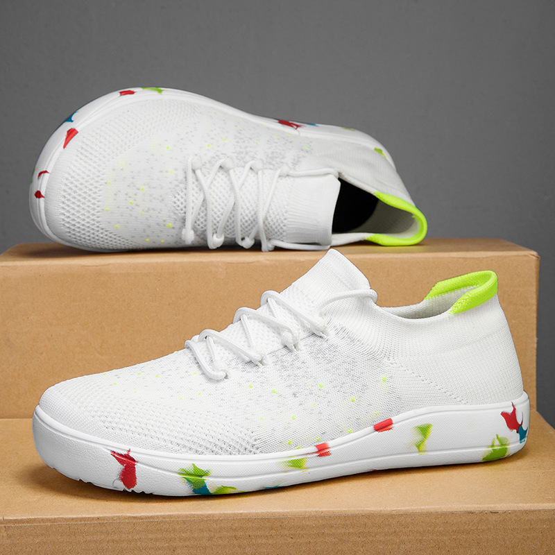 Nuove Scarpe Casual da Uomo, S - Knit Fabric Lace Up Sneakers recensione e prezzo