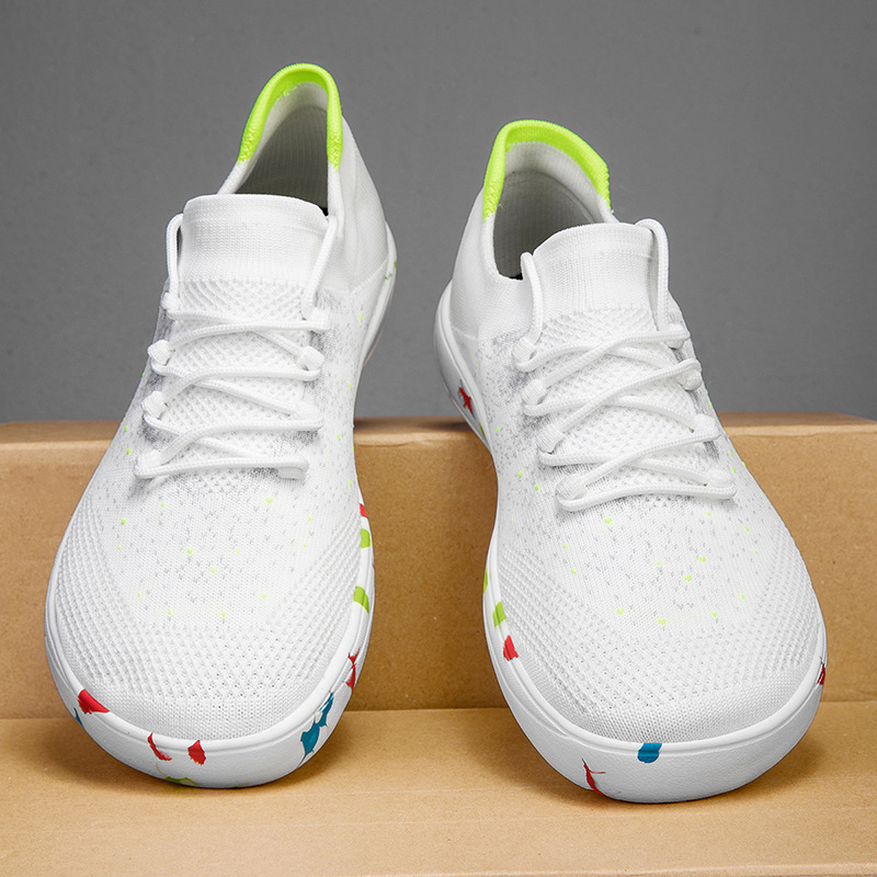 Nuove Scarpe Casual da Uomo, S - Knit Fabric Lace Up Sneakers recensione e prezzo