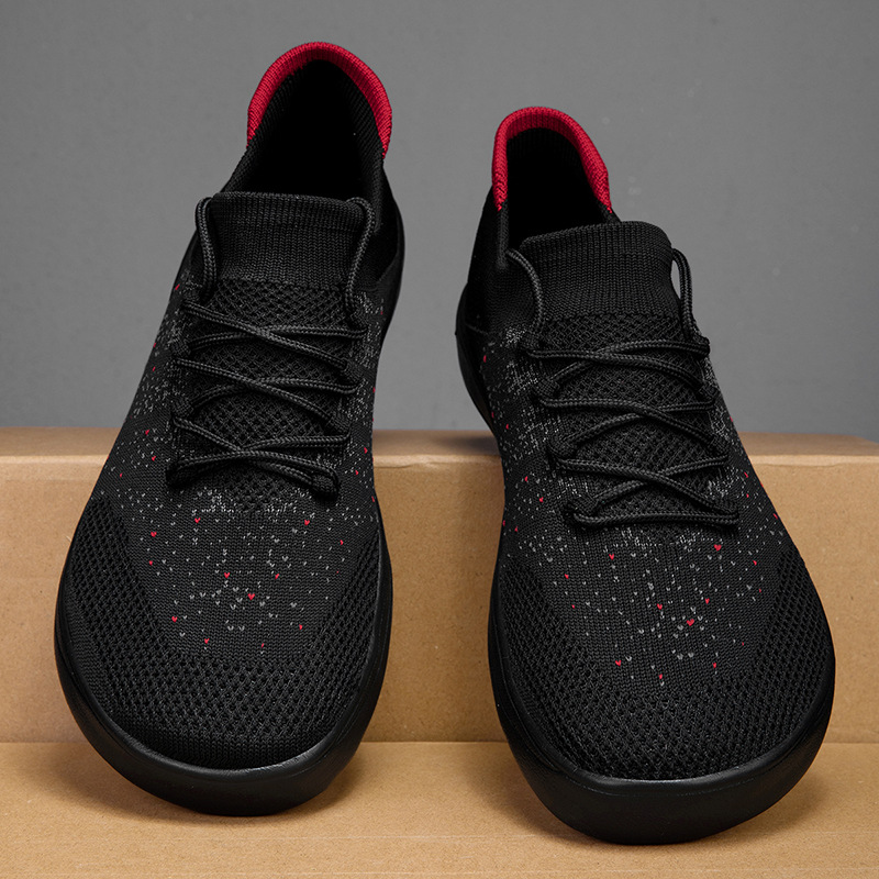 Nuove Scarpe Casual da Uomo, S - Knit Fabric Lace Up Sneakers recensione e prezzo