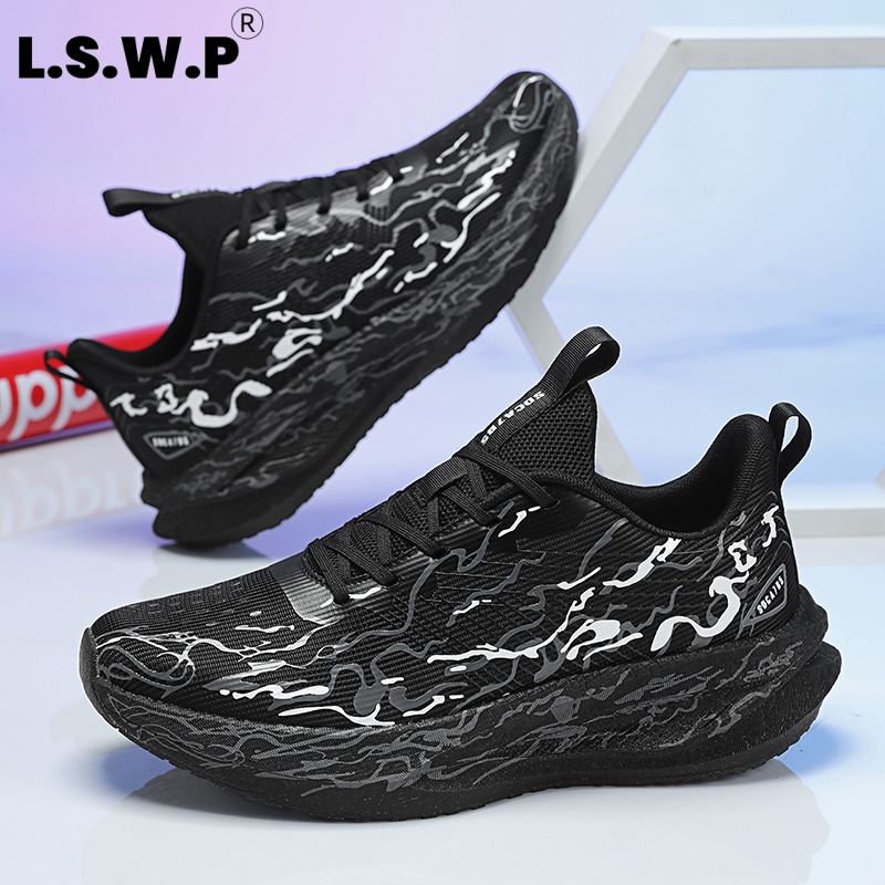 Scarpe da ginnastica da donna, - Knit Fabric Lace Up Sneakers recensione e prezzo